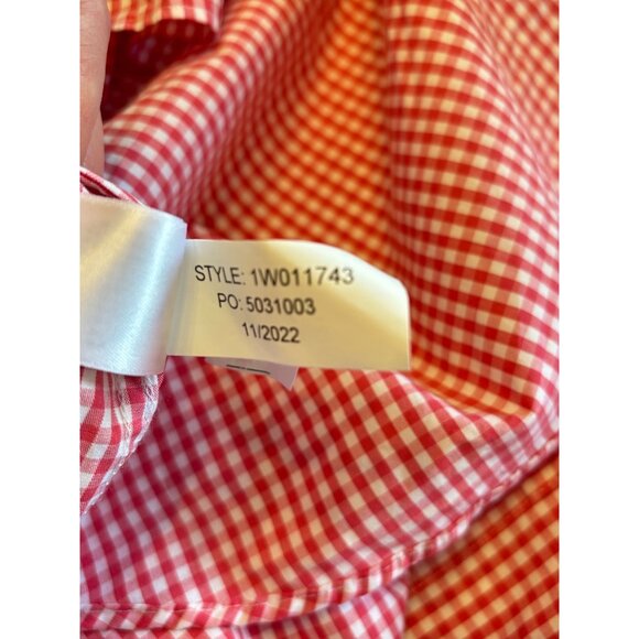 Vineyard Vines Mens Shirt Gingham Stretch Poplin Long Sleeve Button Down - Picture 11 of 13